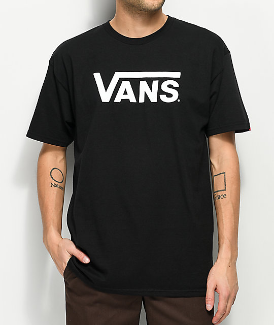 Vans Classic Black & White TShirt Zumiez