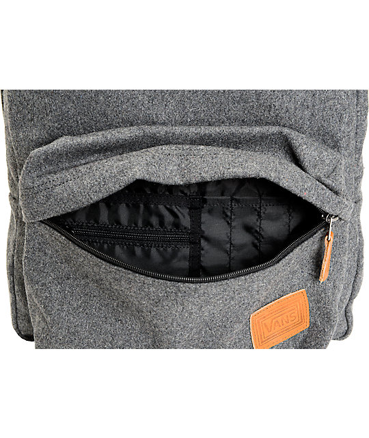 Vans Deana Grey Wool Backpack Zumiez