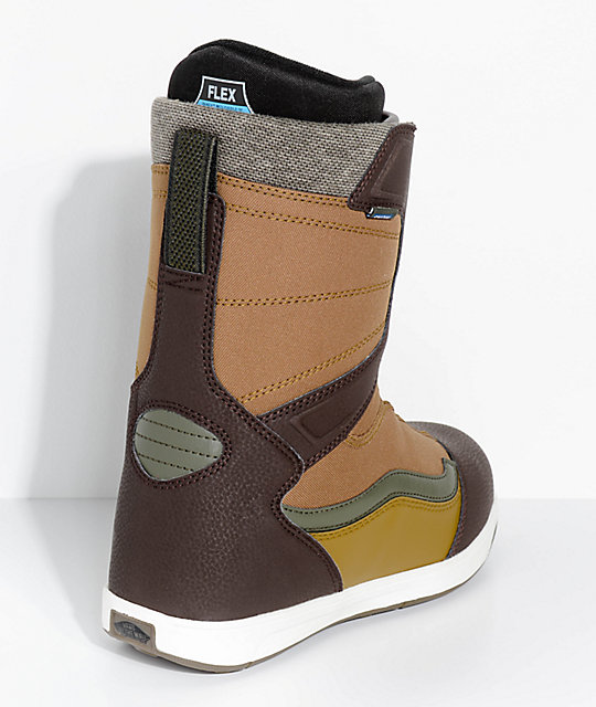 Vans Encore Brown Boa Snowboard Boots Zumiez