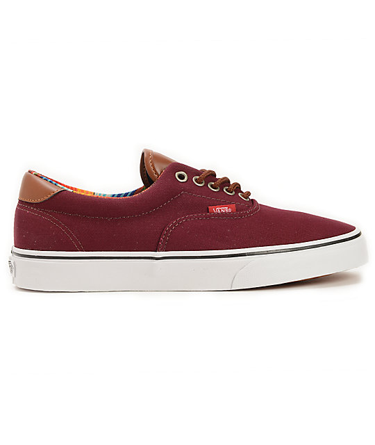 Vans Era 59 Port Royale & Multi Stripe Skate Shoes Zumiez