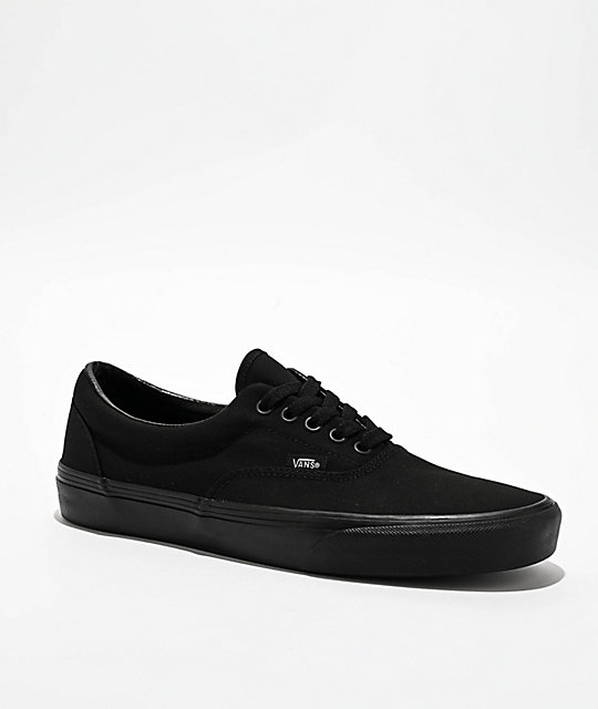 vans era black mens