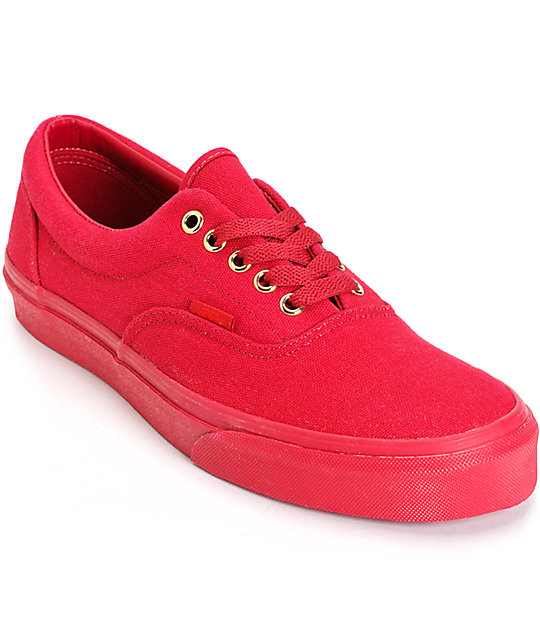 red vans for cheap