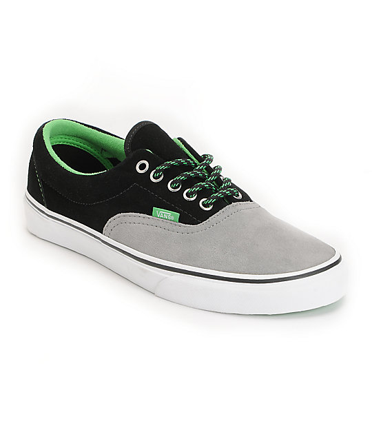 Vans Era Wild Dove & Poison Green Skate Shoes Zumiez