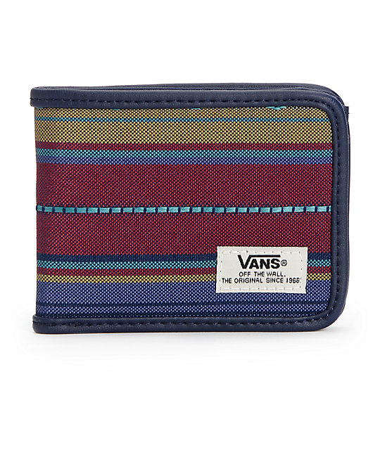 Vans Exter Dobby Stripe Bifold Wallet Zumiez