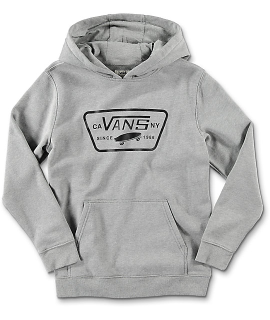 gray vans sweatshirt