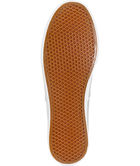 Vans Girls Authentic Lo Pro High Rise Grey & True White Shoes Zumiez