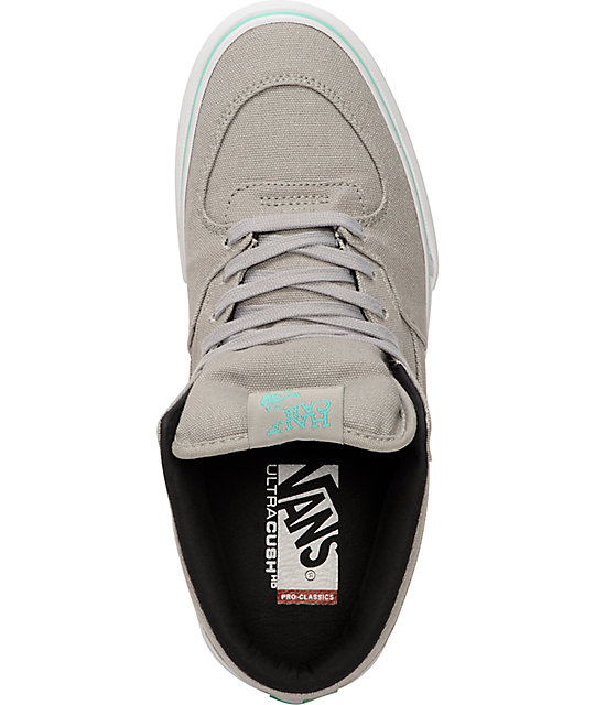 Vans Half Cab Grey & Seafoam Skate Shoes Zumiez