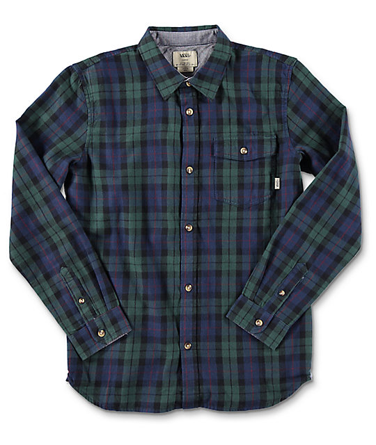 Blue and Green Checked Shirt