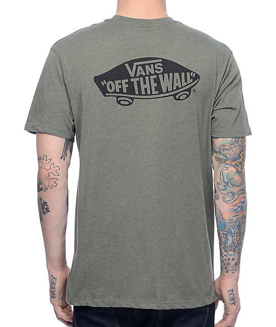 vans olive green shirt