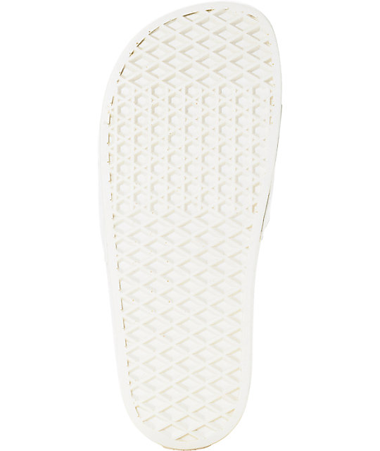 white vans sandals