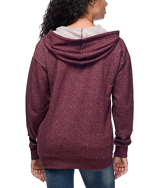 burgundy vans sweater