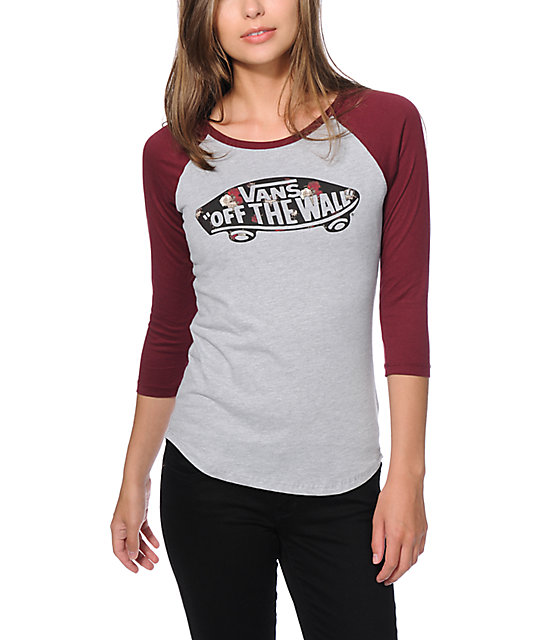 vans baseball tee