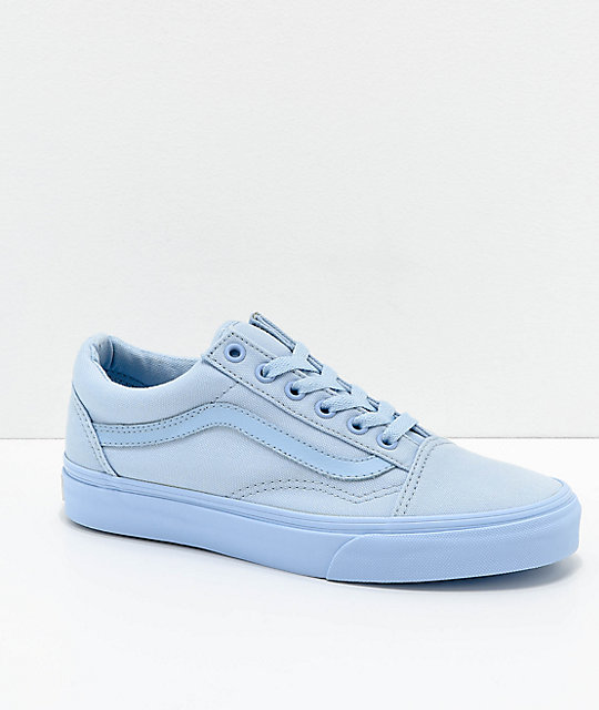 vans light blue shoes