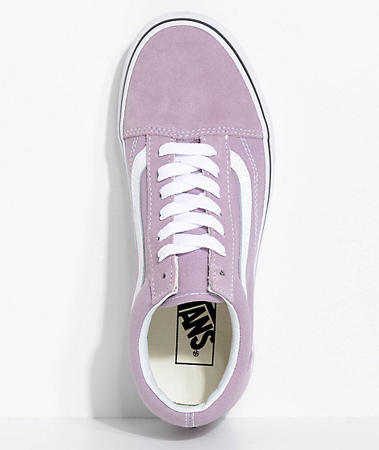 vans old skool blue fog suede skate shoes