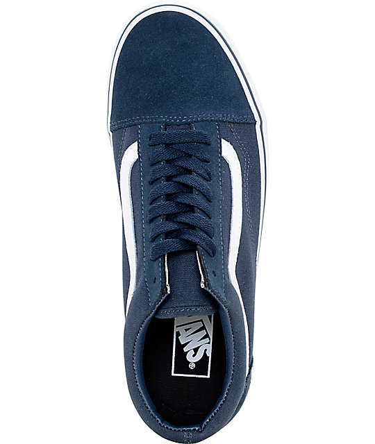 tenis vans azul cano alto