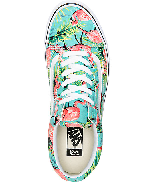 Vans Old Skool Van Doren Flamingo Skate Shoes Zumiez