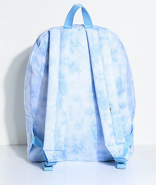 Vans Realm Blue Cloud Wash 22L Backpack Zumiez