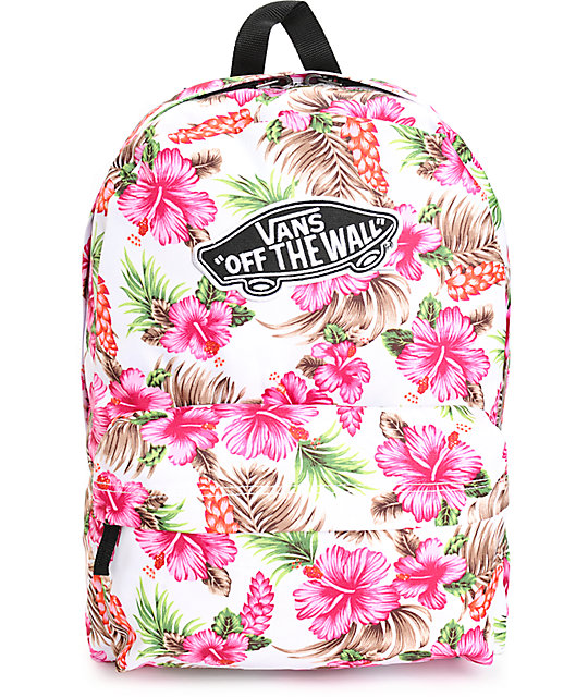 vans hawaiian floral bag