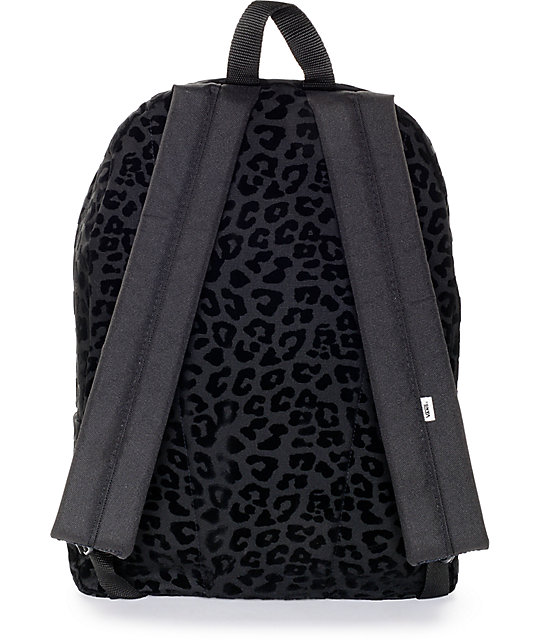 Vans Realm Leopard Flock Backpack Zumiez
