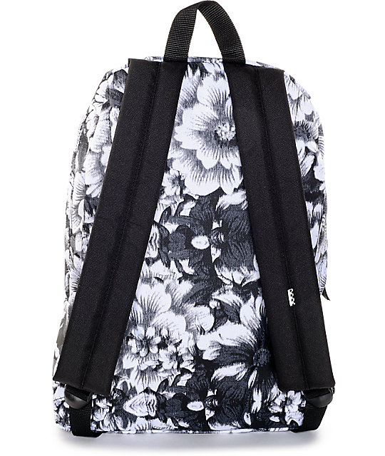Vans Realm Mono Floral Backpack Zumiez
