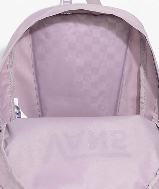 vans realm backpack lilac