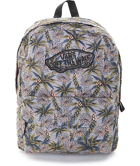 Vans Realm Succulent Backpack Zumiez