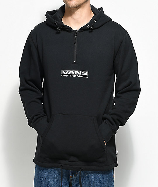 vans black pullover hoodie