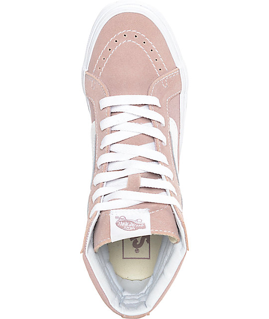 Vans Sk8Hi Fawn Mauve Womens Skate Shoes Zumiez