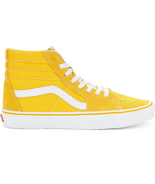 yellow sk8 hi bolt