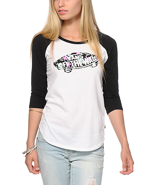 Vans baseball tee womens new arrivals