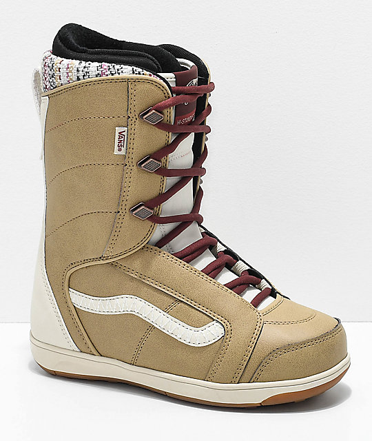 Vans Womens Hi Standard Starfish Tan Snowboard Boots Zumiez
