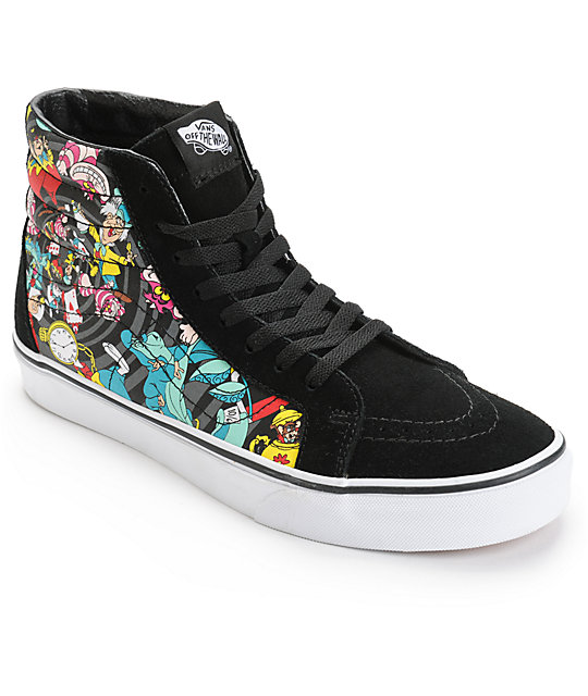 Vans x Alice In Wonderland Sk8Hi Rabbit Hole Skate Shoes (Mens) at