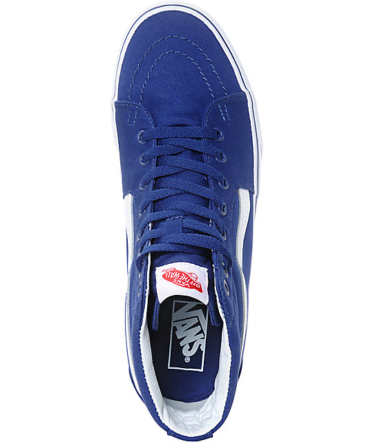 Vans x MLB Sk8-Hi Dodgers Blue Skate Shoes | Zumiez