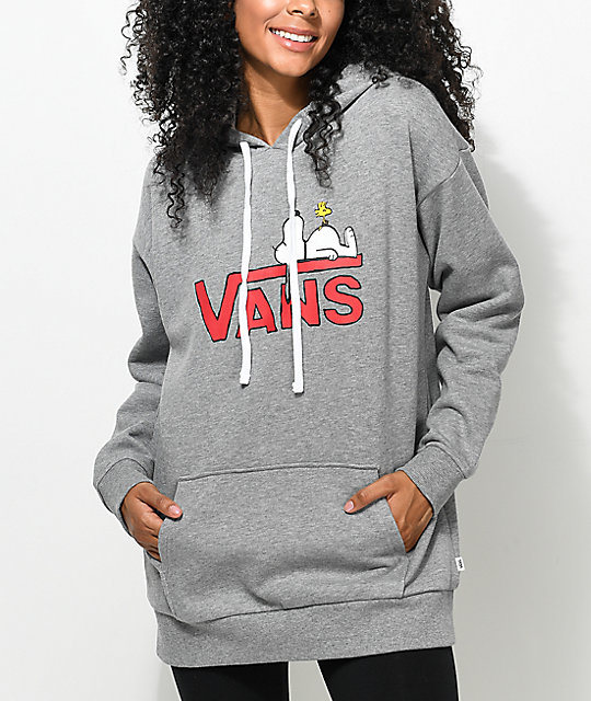 vans peanuts hombre gris