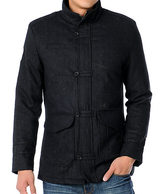 Alter Net Charcoal Military Jacket Zumiez