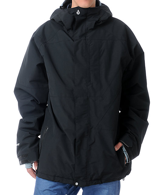 Volcom Atlantic Storm Black GORE-TEX Snowboard Jacket | Zumiez