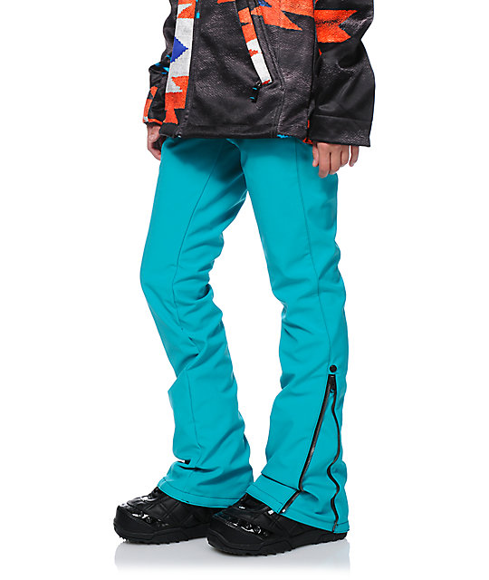Battle Teal 10K Snowboard Pants Zumiez
