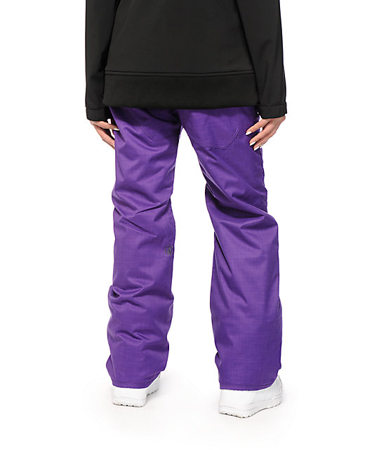 Boom Purple 8K Insulated Snowboard Pants Zumiez