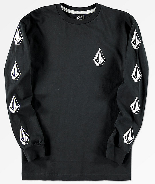 Boys Deadly Stones Black Long Sleeve TShirt Zumiez