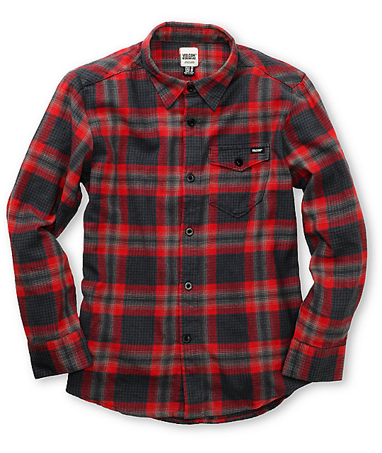 baby boy red flannel shirt