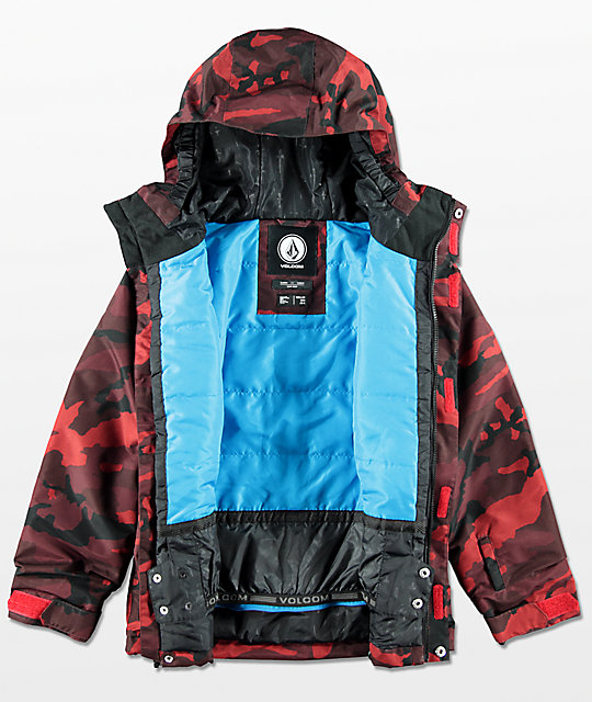 volcom snowboard jacket camo