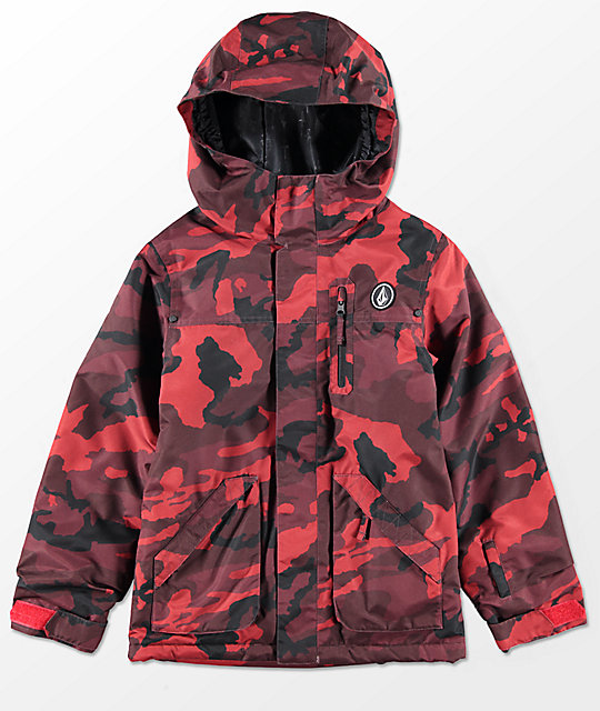 volcom snowboard jacket camo