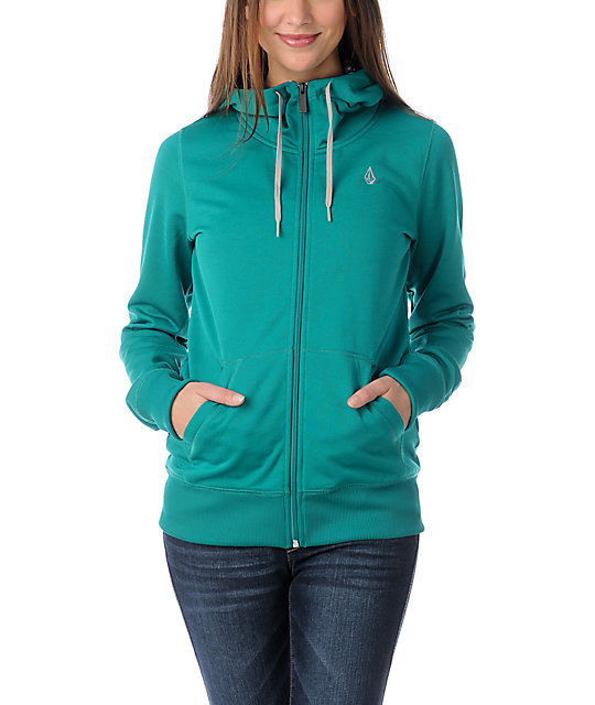 Carpel 2013 Teal Full Zip Tech Fleece Jacket Zumiez