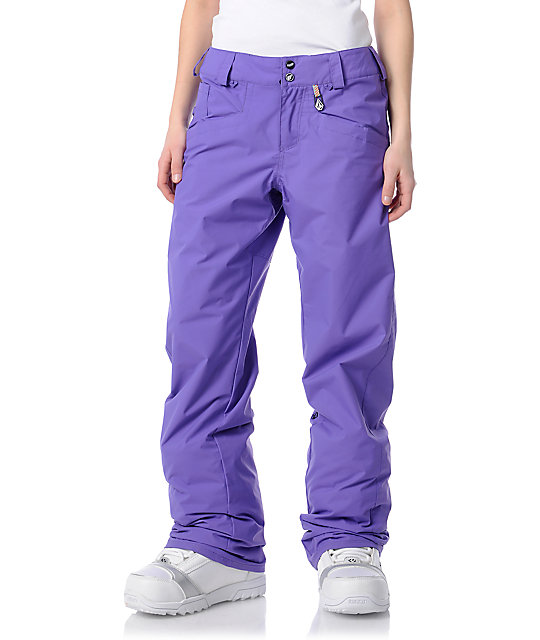 Dame Purple Heart Snowboard Pants Zumiez