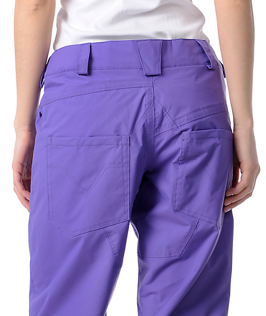 Dame Purple Heart Snowboard Pants Zumiez