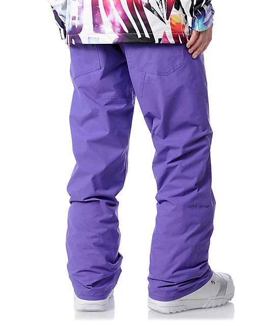 Dame Purple Heart Snowboard Pants Zumiez