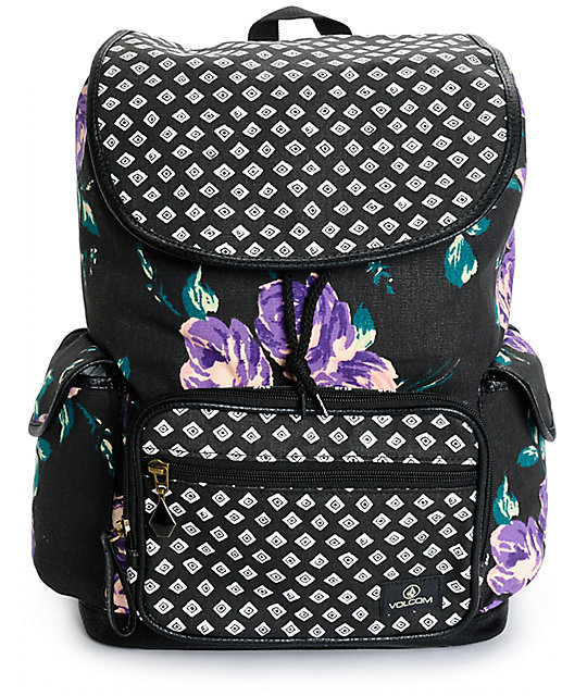 Dropout Floral & Polka Dot Rucksack Backpack