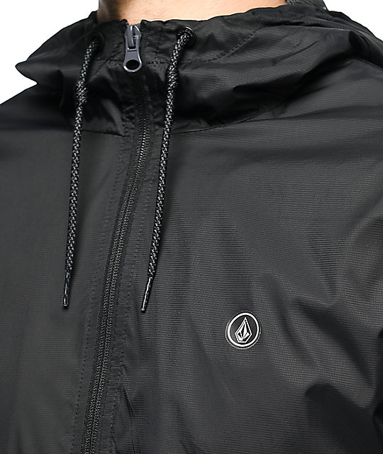 Ermont Black Windbreaker Jacket Zumiez