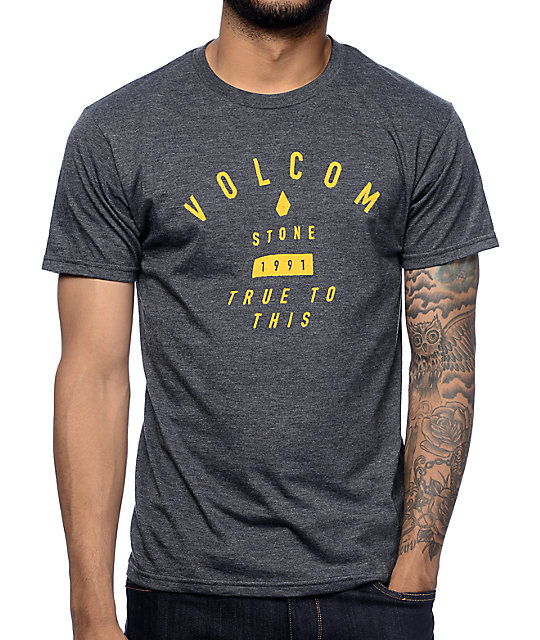 Etch Heather Black TShirt Zumiez