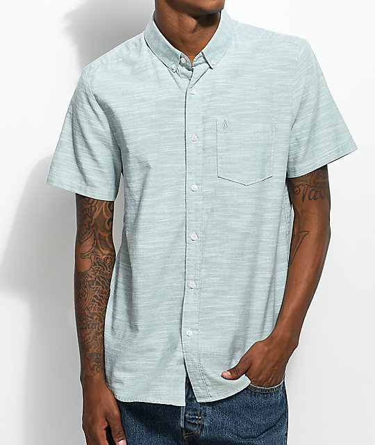 volcom button up short sleeve